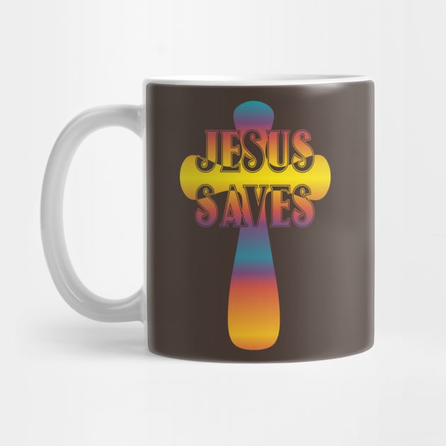 Jesus Saves Cross by AlondraHanley